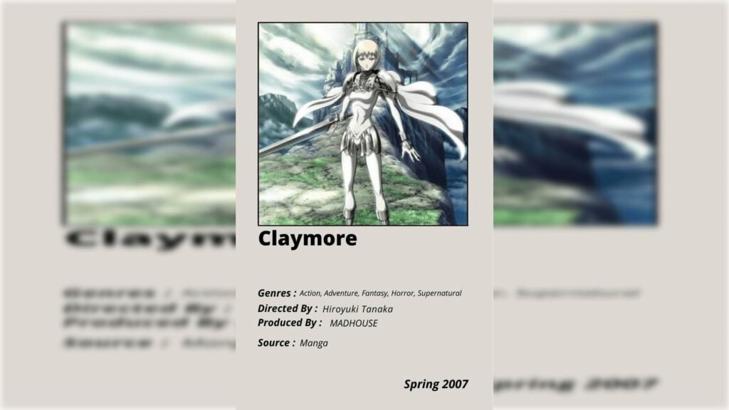 Claymore Anime Review