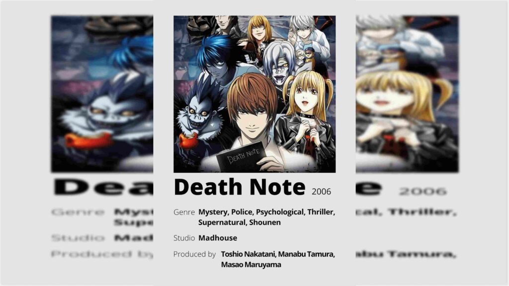 Death Note Anime Review